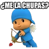 Stickers Pocoyo Grosero 