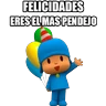 Stickers Pocoyo Grosero 