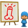 Stickers Pocoyo Grosero 