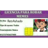 Stickers licencias para robar stickers