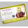 Stickers licencias y permisos N°1