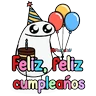 Stickers Feliz cumpleaños agosto 🎂🎈🥂