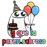 Stickers Feliz cumpleaños agosto 🎂🎈🥂