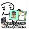 Stickers flork 💙💙 licencias 