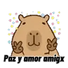 Stickers Capibara 🌟🤎