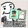 Stickers Flork licencia 
