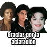 Stickers Gracias por la aclaracion 2025