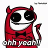 Stickers Flork diablo 👿👹