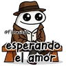 Stickers Flork en una banca 🥺✨