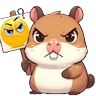 Stickers Capibara enojado 🦫💢2️⃣ mov