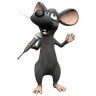Stickers rata triste 😶‍🌫️ rata tímida 💖