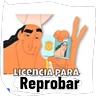 Stickers licencia para reprobar