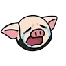 Stickers CERDITO Y SU MASCARILLA NPC