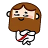 Stickers 蘇爺與阿咩 Jeezameh (蘇爺日常005)