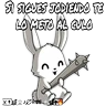 Stickers Conejo loco 