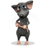Stickers rata Triste meme🐭 tiktok