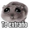 Stickers Ratita triste - Memes 🥲🤣