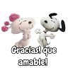 Stickers Amor de Snoopy 💘🤍