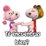 Stickers Amor de Snoopy 💘🤍