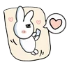 Stickers 兔兔日常 Happy Happy