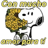 Stickers 🌻Snoopy flores amarillas 🌼🌻