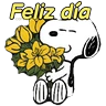 Stickers 🌻Snoopy flores amarillas 🌼🌻
