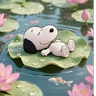 Stickers 🦴 Snoopy feliz 🐶🐾🏡
