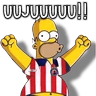 Stickers 🟡Simpson futbol⚽