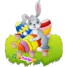 Stickers conejito pascua 