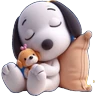 Stickers Snoopy Fally