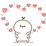 Stickers Amor reações 