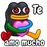 Stickers Amor Pepe peluche 🐸❤️