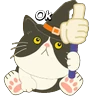 Stickers Halloween Cute Black Cat🐈‍⬛✨