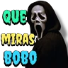 Stickers Halloween ghostface frases