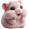 Stickers 🐁🐭 Ratita blanca Rata 🐭🐁