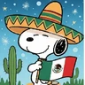 Stickers 🇲🇽 Snoopy Viva México 🇲🇽 