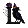 Stickers 👻Halloween letras abecedario 🎃
