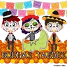 Stickers Día de muertos Preesco Vip🍎🌼