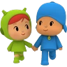 Stickers pocoyo nina