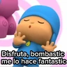 Stickers Cómo lo mueve lo lo🎶✨💙(Pocoyo)