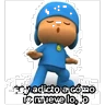 Stickers Cómo lo mueve lo lo🎶✨💙(Pocoyo)