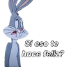 Stickers Bugs Bunny dice🐇🥕✨