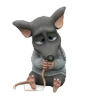 Stickers 🐀😔 Ratita triste tímida 🐀😔