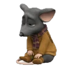 Stickers 🐀😔 Ratita triste tímida 🐀😔