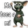Stickers Rata triste 😔 Rata tímida 🐀🥹