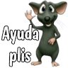 Stickers Rata triste 😔 Rata tímida 🐀🥹