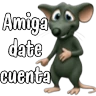 Stickers Rata triste 😔 Rata tímida 🐀🥹