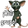 Stickers Rata triste 😔 Rata tímida 🐀🥹