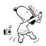 Stickers Snoopy fitness 