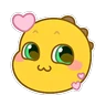 Stickers Nailong Dino Kuning Chibi 🌝